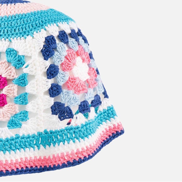 NWT MC2 Saint Barth Crochet Bucket Hat Multicolor - Picture 3 of 12